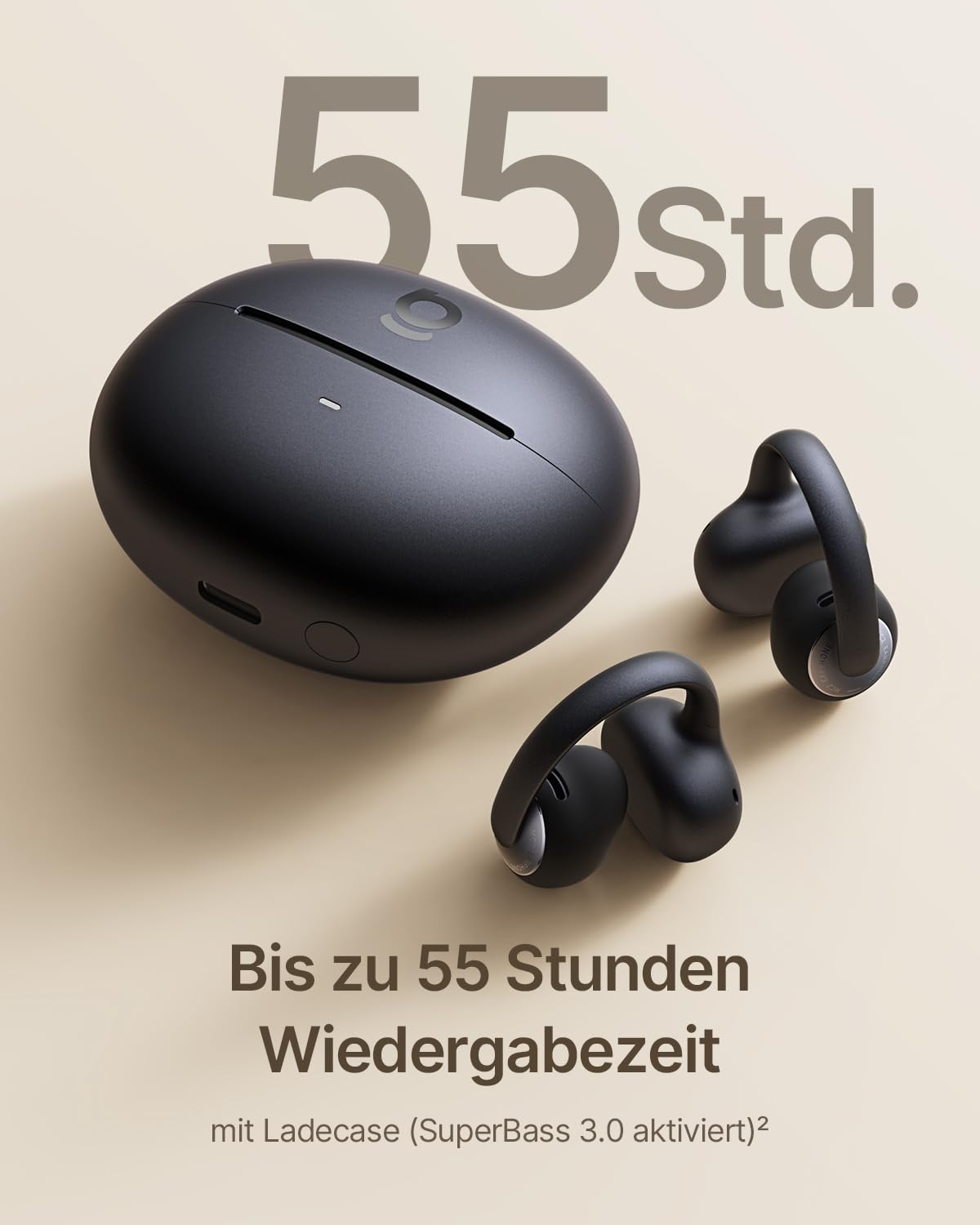 Baseus Bowie MC2 Open Ear Kopfhörer, Clip-On Earbuds 6