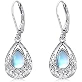 VANJAMI 925 Sterling Silver Drop Dangle Huggie Earrings for Women Octopus/Cardinal/Cherry/Skull/Claddagh/Celtic/Scottish Thistle Earrings Trendy Jewelry Birthday Gift for Women Her Wife Friends