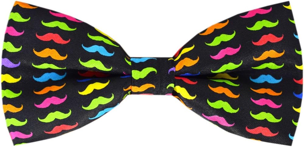 Carahere Mens Handmade Stylish Patterned Pre-Tied Bow Ties M126
