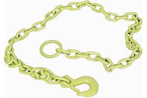 Brush Grubber BG-12 Tugger 6 Foot Steel Link Extreme Chain with Anti Backlash Design, for Attaching Tools to ATV/Lawn Tractor