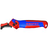 KNIPEX Tools 16 50 145 SBA Ratcheting Knife, 5-3/4"