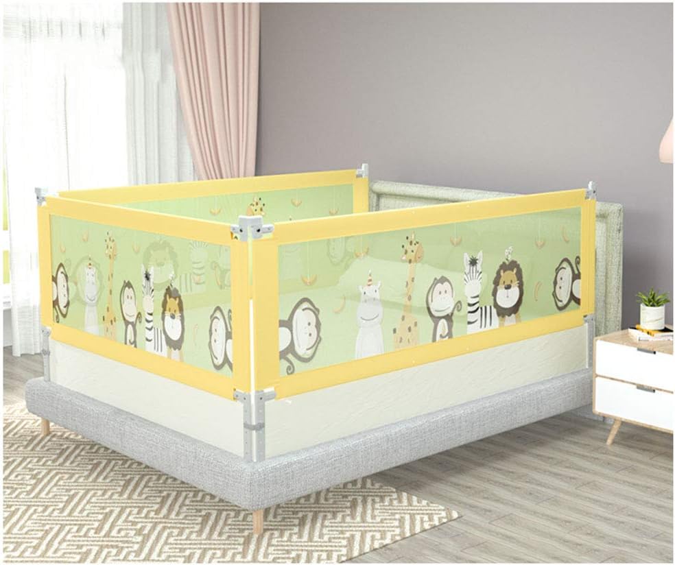Barriere De Lit Barriere De Bebe Anti Chute Pour Enfants De Securite Avec Filet Ventile Pour Tout Petits Elevateur Vertical Queen Bed Guard Pour Enfant Ours Imprime Sommeil Securitaire Amazon Fr