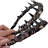 2025 New U Shape Fashion Tooth Hair Comb Headband, High Cranium Headbands for Women's Hair, Reversible Korean Headbands with Teeth for Women Gifts for Teen Girls (2PCS,Dark and light leopard print)