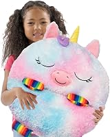 Happy Nappers Rainbow Unicorn Kids Sleeping Bag & Plush Toy - Ages 3-6 view 6