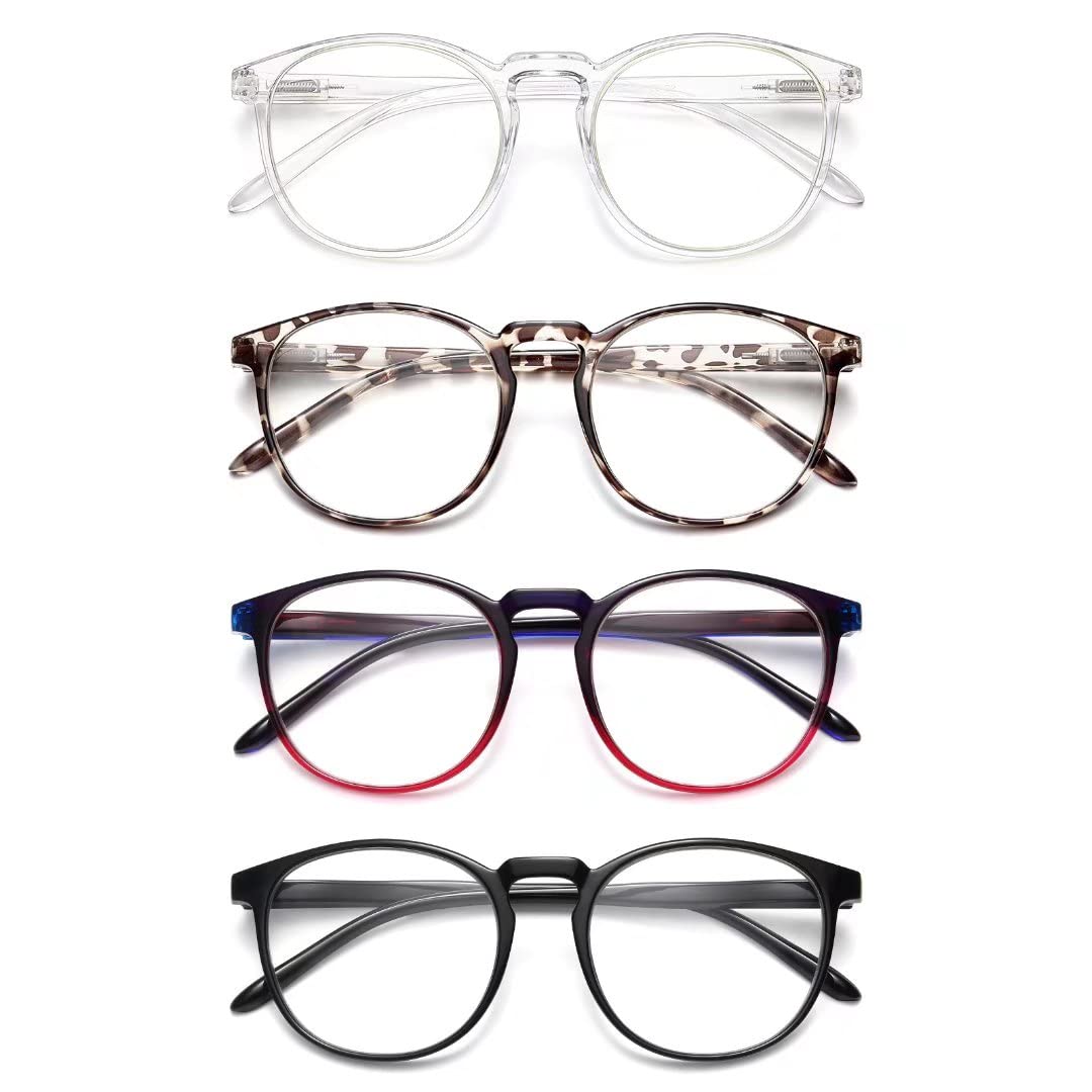 Photo 1 of IBOANN Blue Light Glasses for Woman/Men, Fashion Blue Light Glasses Men, Fake Glasses Help Reduce Screen Fatigue