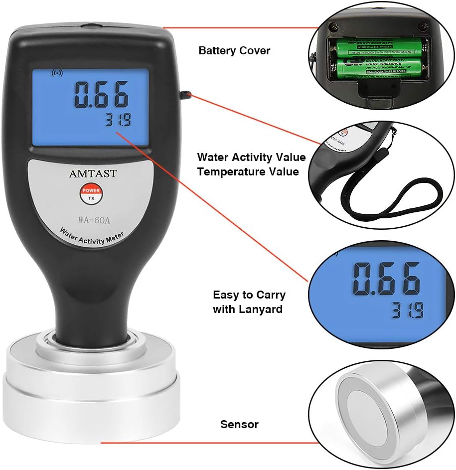 AMTAST Water Activity Meter Smart Food Water Activity Meter, Standard Version - Image 4