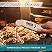 KiriAnne Instant Read Digital Thermometer. Best for Cooking, Grilling, BBQ, Smoking or Roasting Meat, Fish, Bread & Candy. Shows Degrees F or C, Easy to Use, Accurate and with Wide Temperature Range
