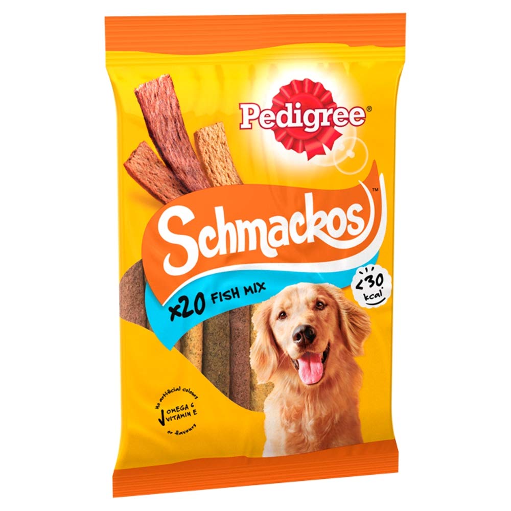 Pedigree Schmackos Dog Treats with Fish 20 Stick