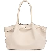 Makukke Faux Suede Tote Bag for Women, Hobo Handbag Women Vintage Shoulder Bag Purse for Work Office Travel