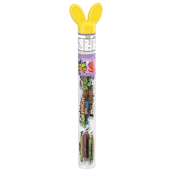 SOUR PATCH KIDS BIG KIDS SOFT & CHEWY CANDY, EASTER CANDY, 2.1 OZ TUBE