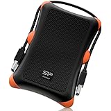 Silicon Power 1TB Rugged Armor A30 Shockproof Standard 2.5-Inch USB 3.0 Military Grade  Portable External Hard Drive,Black (SP010TBPHDA30S3K)