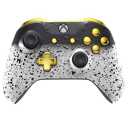 black and gold xbox controller