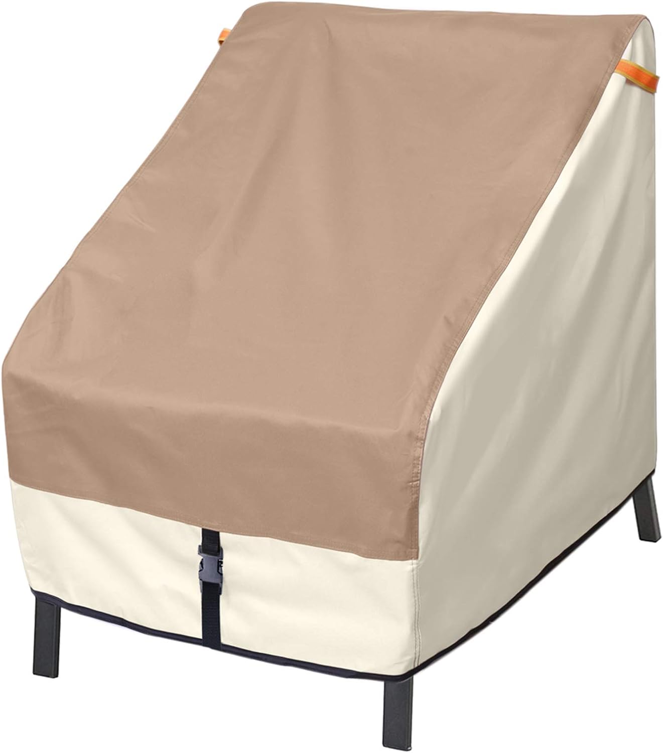 Amazon Com Porch Shield Patio Chair Covers Waterproof Outdoor Standard Dining Chair Cover 26w X 28d X 28h Inch Light Tan Khaki Garden Outdoor