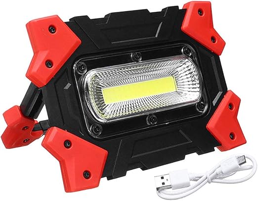 foco led recargable 10w 600lm lampara