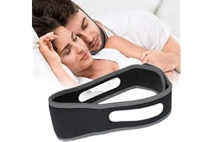 REGINSNOW Anti Snoring Chin Strap, Stop Snoring Chin Straps for CPAP Users, Jaw Strap for Sleeping,Chin Straps to Keep Mouth Closed for Sleeping Better, Cpap Chin Strap for Sleep for Men Women