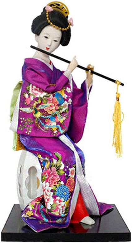 Amazon.com: Kun Partner - Muñecas geisha japonesas decorativas para el hogar, mejor regalo para niña, muñeca oriental, no 2: Toys \u0026 Games