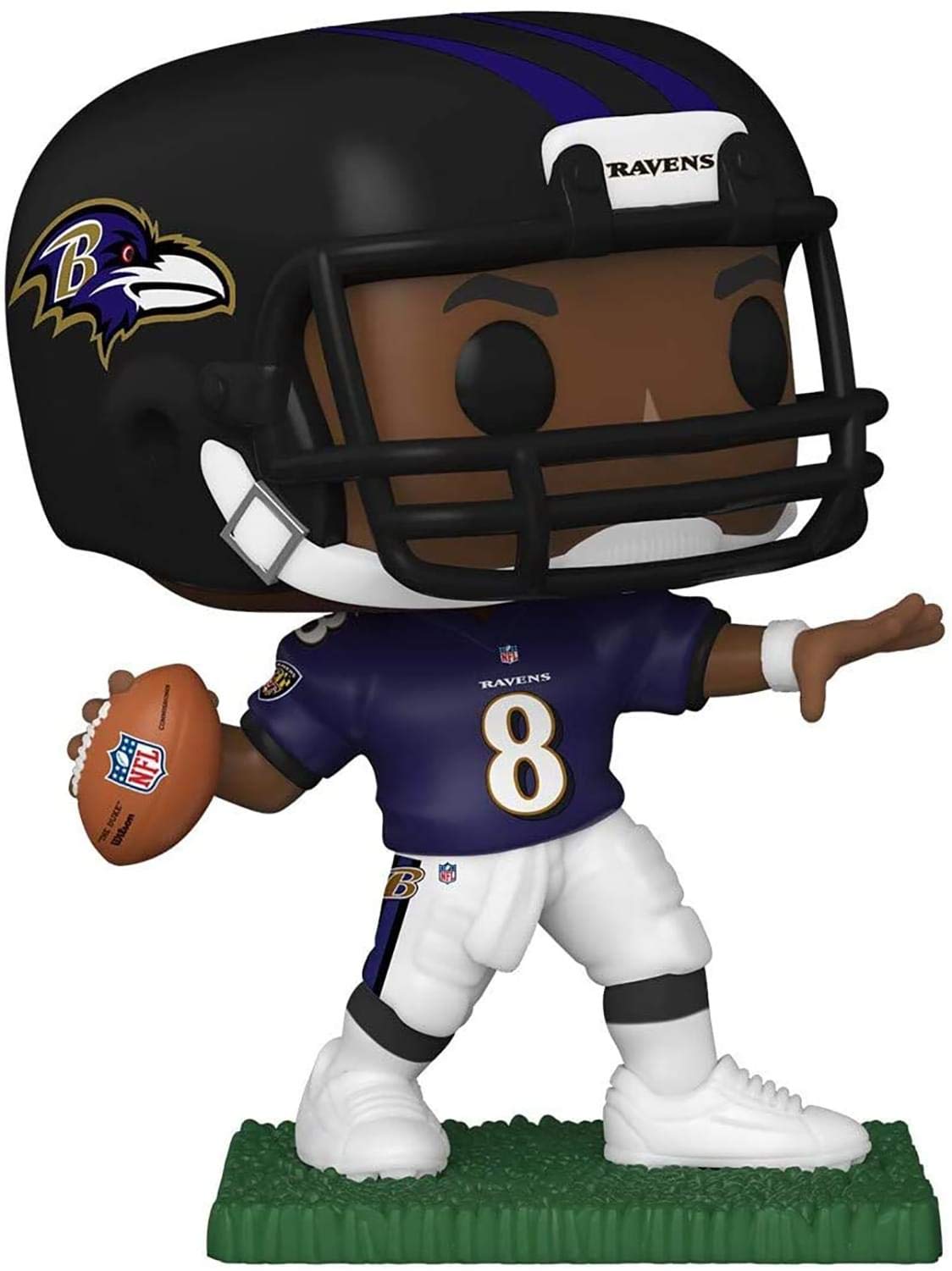 Funko POP! NFL: Baltimore Ravens-Lamar Jackson W7 - Collectable Vinyl Figure - Gift Idea - Official Merchandise - Toys for Kids & Adults - Sports Fans - Model Figure for Collectors and Display