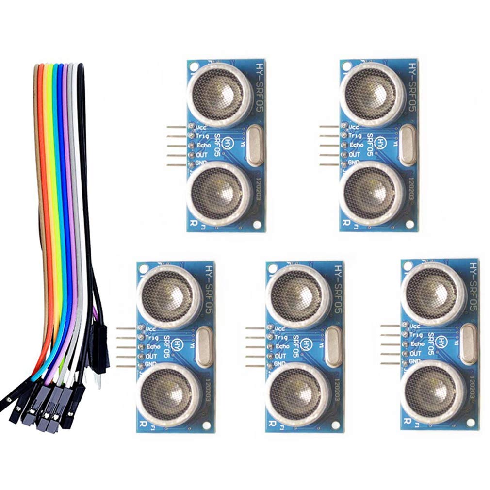 Hailege 5pcs HY-SRF05 Ultrasonic Sensor Module DC 5V HY-SRF05 Distance Measure Sensor
