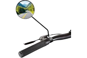 Homieway Bike Mirrors for E-bikes, Bicycle Rear View Mirror, HD Glass Mountain Bike Rear View Mirrors, Universal Bicycle Mirrors for Handlebars 0.87-0.98 inch (22-25 mm)