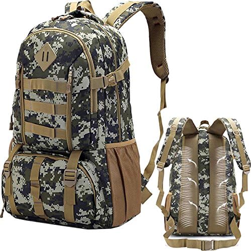 Tactical Backpack Military Army Assault Pack Molle Backpack Bug Out Bag 3 Day Rucksack Laptop CoolLifes Daypack Large Waterproof 50L for Outdoor Trekking Camping Hunting Hiking
