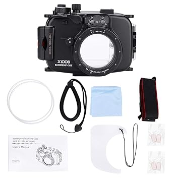 Senyar - Carcasa Impermeable para cámara Fuji Fujifilm X100S (40 m ...