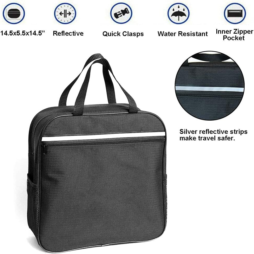 XXGJK Wheelchair Backpack Multifunction Wheelchair Bag Mobility Scooter Universal Backpack for Most Wheelchair Scooter Rollator: Home & Kitchen