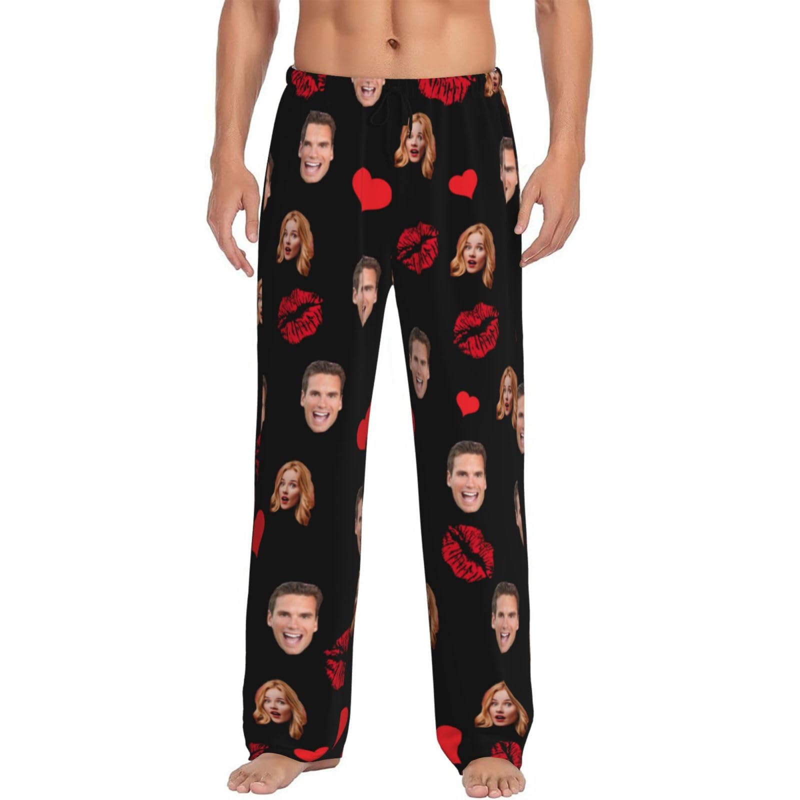 Custom Pajama Pants With Face Personalized Pj Pants