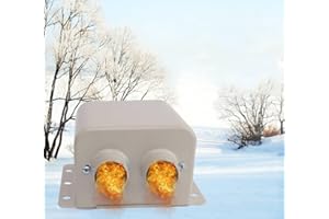 YOMTOVM 12V 600W Car Heater Defroster, Portable Car Defrost Warm Air Blower Fast Heating Defogger Constant Temperature Heating Automatic Overheating Protection