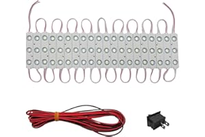 JUSTTOP 60 LEDs 12V Van Interior Light Kit, Super Bright LED Module Ceiling Lights with Harness Switch, Interior Dome Lamp De