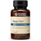 Nature's Sunshine Mega-Chel, 120 Tablets, Complete Vitamin with Powerful Antioxidants, Herbs, Vitamins, Minerals, and Amino Acids That Support The Circulatory System