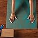 Peace Yoga Set of 2 Cork Wood Yoga Blocks with Premium Designs - Geometry