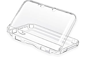 Gimtsui Clear Crystal Hard Shell Protective Case Cover Suitable for Nintendo 3DS XL/LL
