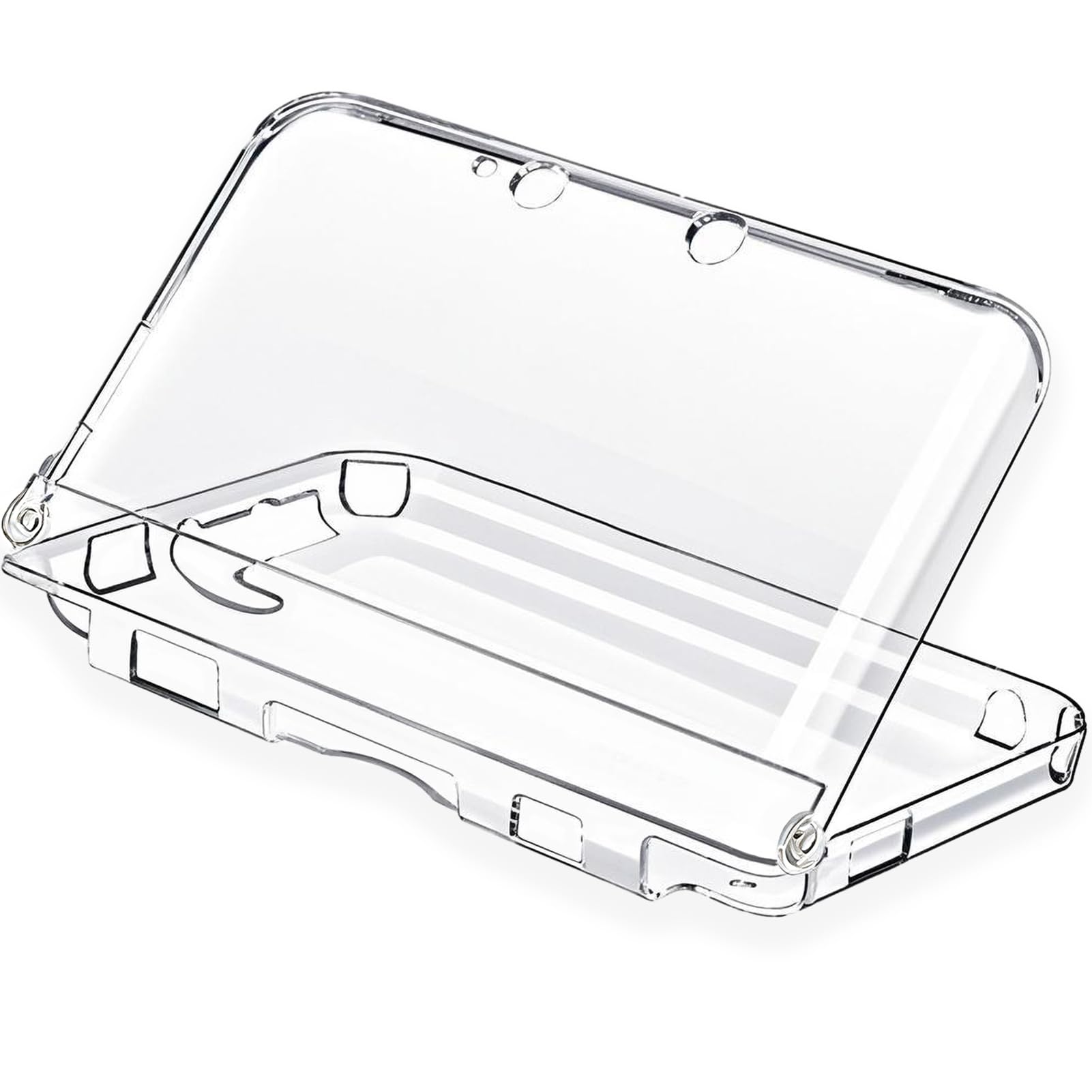 Gimtsui Clear Crystal Hard Shell Protective Case Cover Suitable for Nintendo 3DS XL LL
