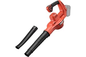 TREXEEN Cordless Leaf Blower for Milwaukee M18 18V Battery,【Battery Not Included】,Up to 150MPH,2 Speed Mode,180CFM High Speed Small Leaf Blower for Lawn Care, Patio, Blowing Leave