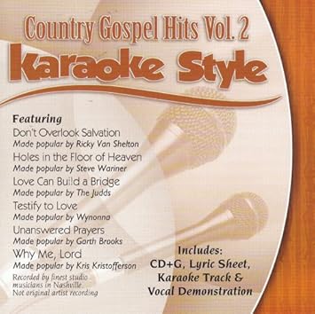 Various Artists Daywind Karaoke Style Country Gospel Hits Vol