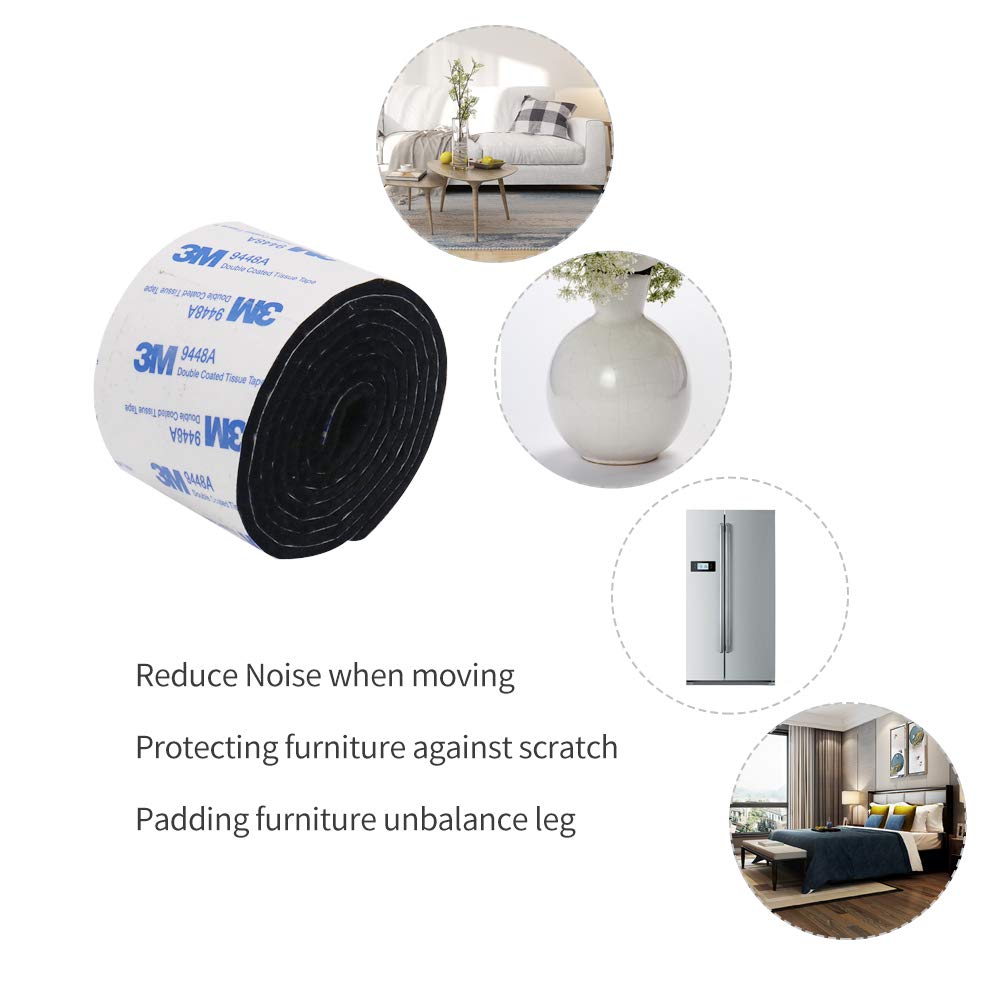 tira protectora de fieltro en cualquier forma para proteger tu piso de