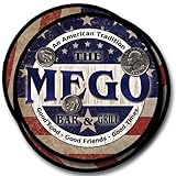 Mego Bar&Grill Family Name Neoprene Rubber Coasters