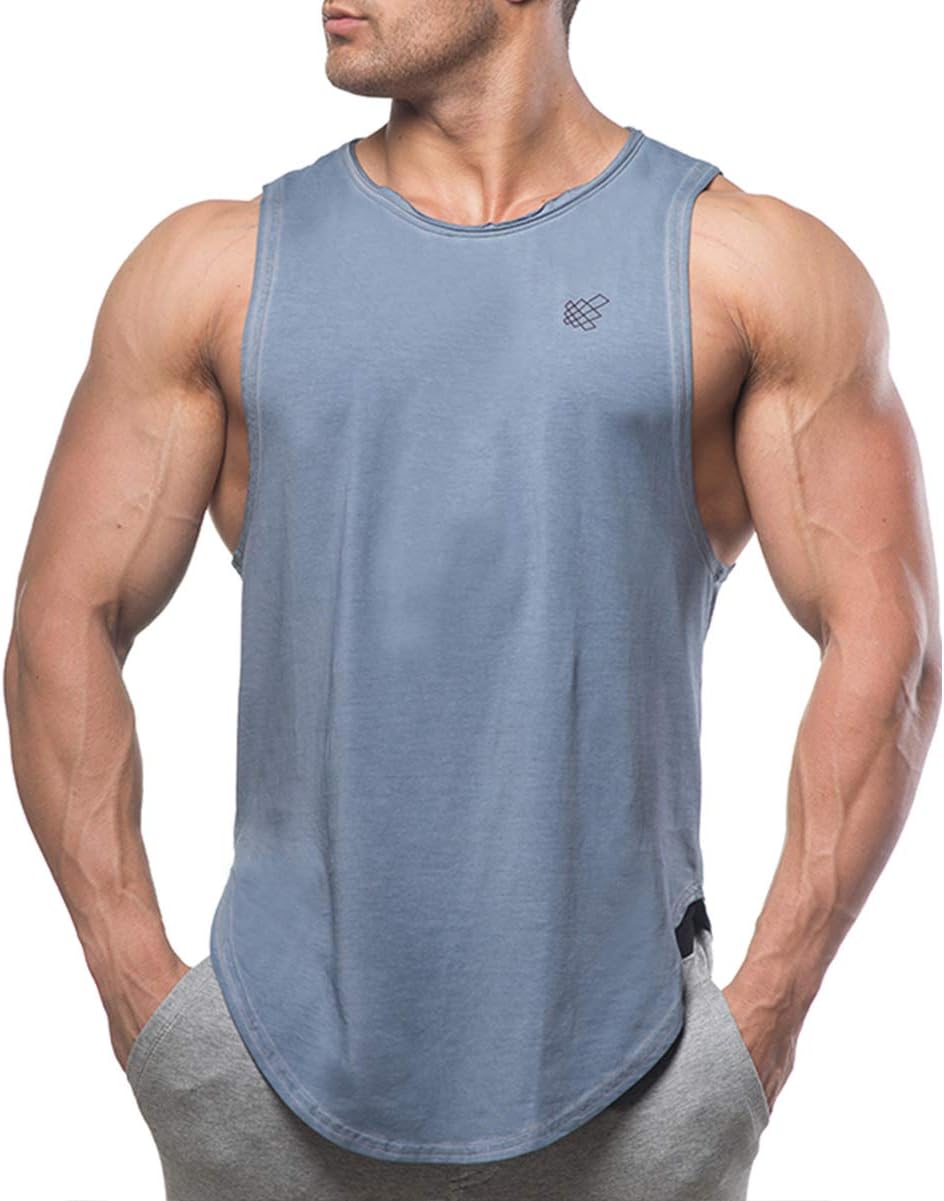 Jed North Muscle Cut Stringer Workout T-Shirt Muscle Tee Bodybuilding Tank Top
