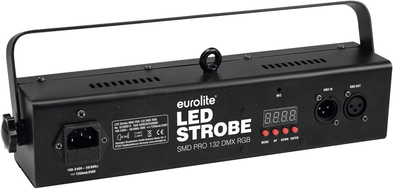 Eurolite 52200913 LED Strobe SMD Pro 132 DMX RGB, Multi-coloured - Image 5