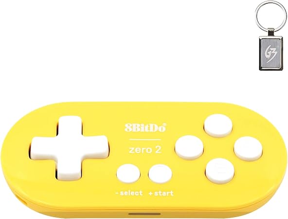 8bitdo Zero 2 Bluetooth Wireless Gamepad For Ns Switch Windows Android Macos Raspberry Pi Controller Yellow With Keychain Amazon Co Uk Electronics Photo 8bitdo Zero 2 Bluetooth Wireless Gamepad For Ns Switch Windows Android Macos Raspberry Pi Controller Yellow With Keychain Amazon Co Uk Electronics Photo