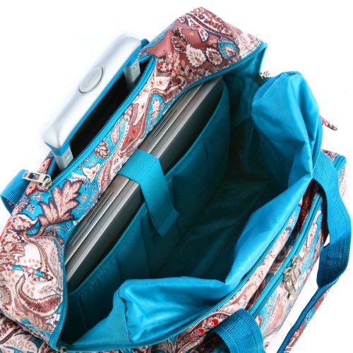 2 Olympia+Fashion+Rolling+Overnighter+Paisley