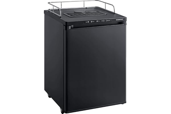 EdgeStar BR3002 24 Inch Wide Kegerator Conversion Refrigerator for Full Size Kegs with Deep Chill Mode - Black
