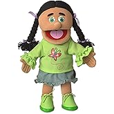 14" Jasmine, Hispanic Girl, Hand Puppet