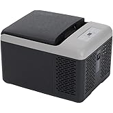 Alpicool C9PT Portable Car Freezer Cooler, 12 Volt Car Refrigerator, 10 Quart Fast Cooling, with 12/24V DC and 100-240V AC fo