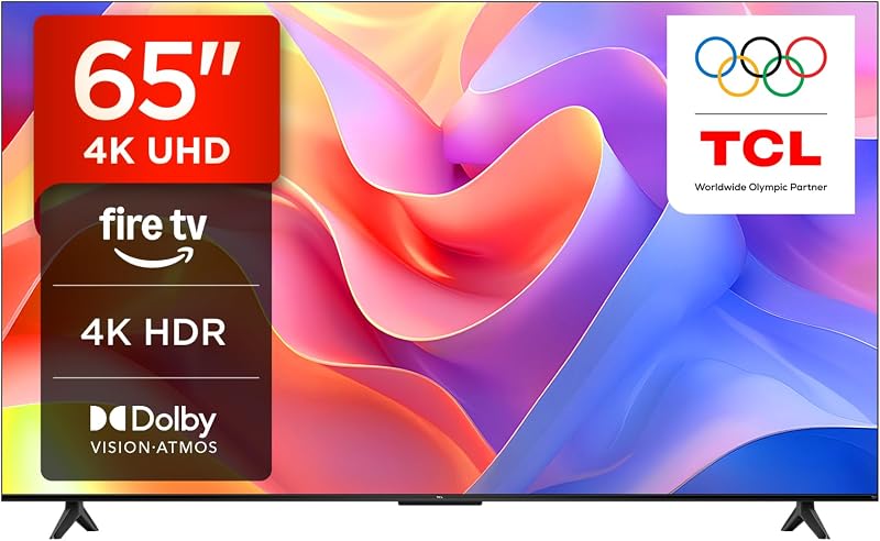 TCL 65PF650K 65-inch 4K HDR Smart LED Fire TV with Alexa Built-In