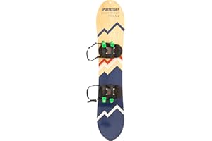 SportsStuff Snow Ryder Hardwood Snowboard, Beginner's Wood Snowboard, Multiple Sizes/Colors