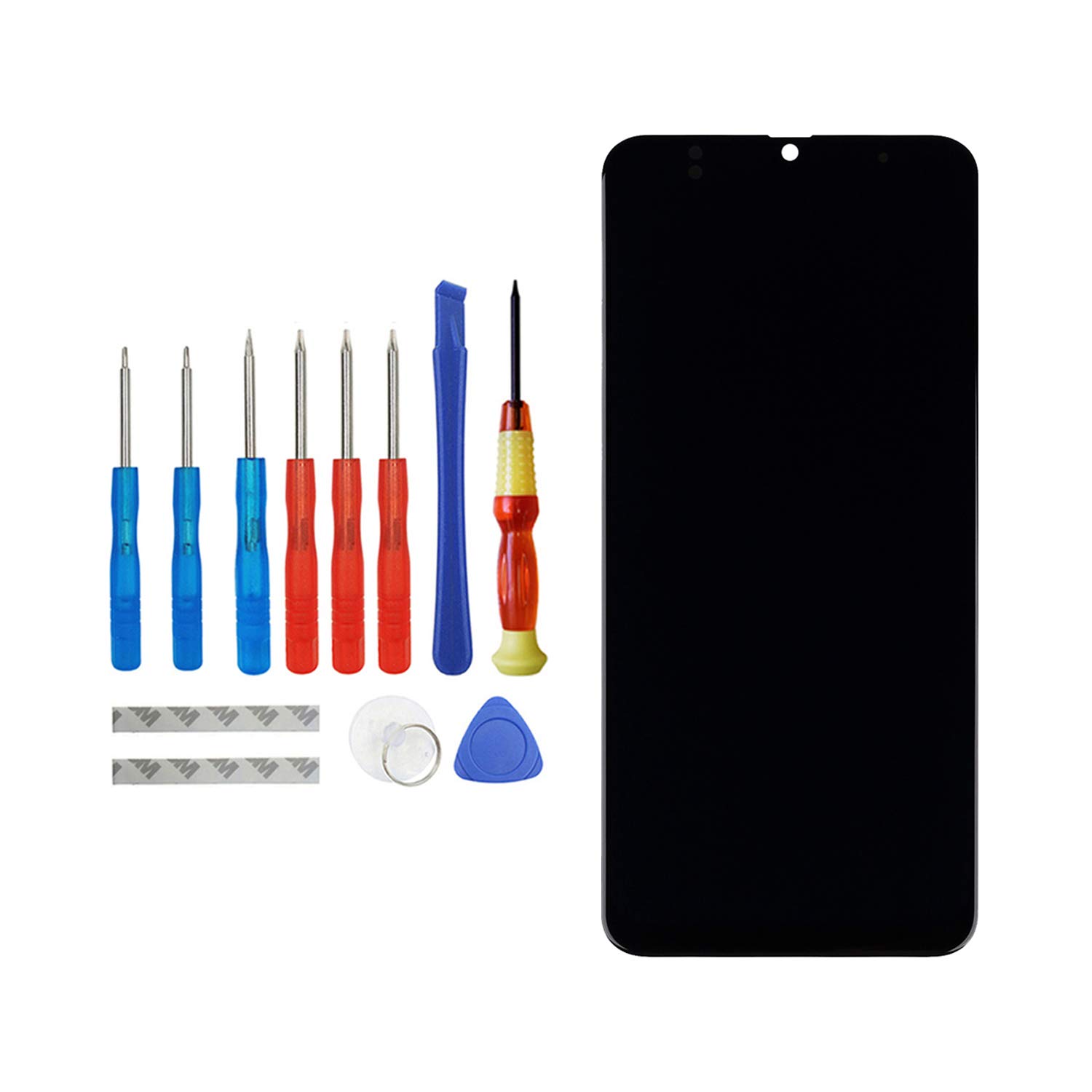 E-YIIVIIL Replacement Amoled Display Compatible with Samsung Galaxy A30 SM-A305F SM-A305FN Replacement Part Repair LCD Touch Screen with Tool Kit