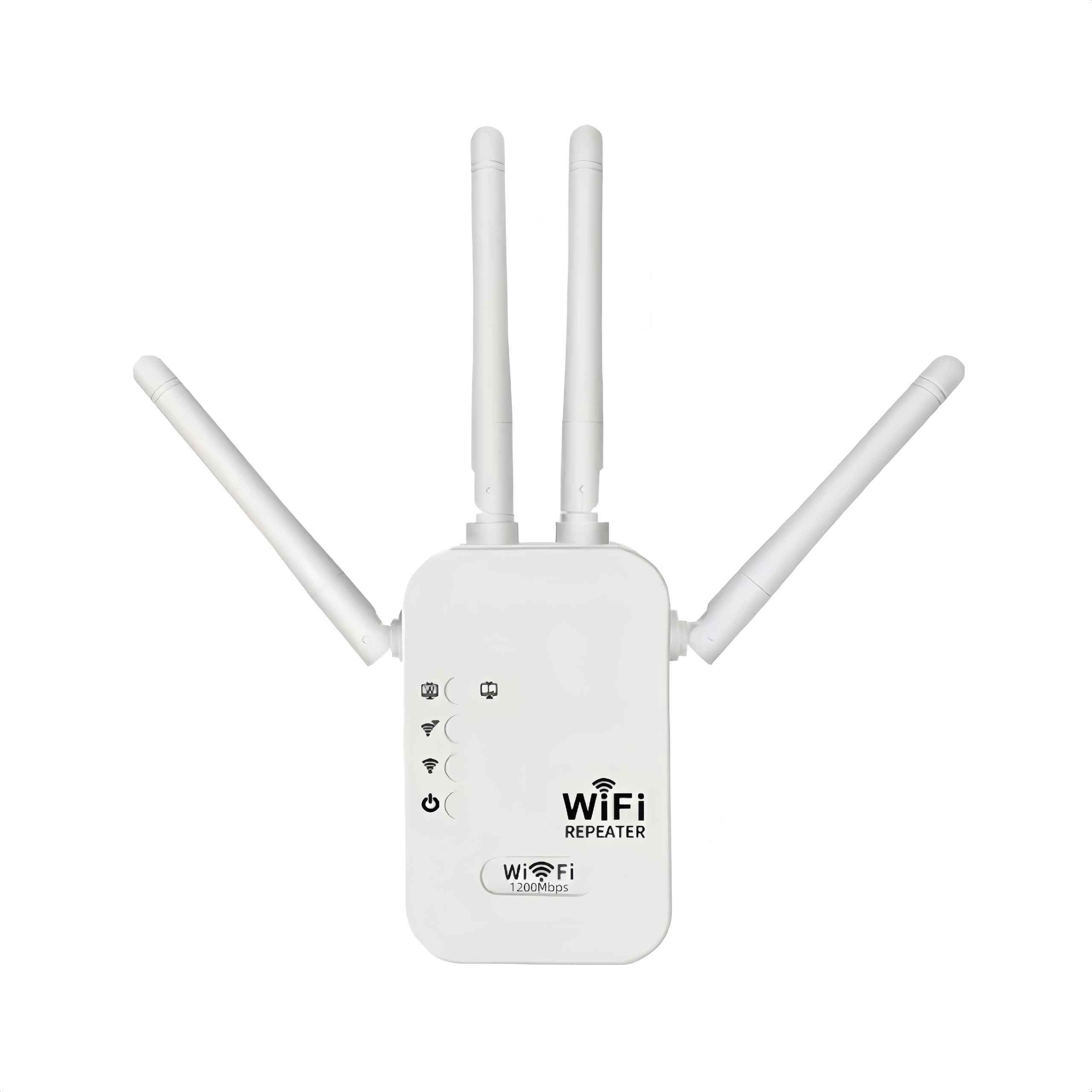 Photo 1 of 1200Mbps WiFi Extender Signal Booster,WiFi Extender Dual Band for Home?New Gen 6X Faster Internet Booster Extender, WiFi Repeater Coverage up to 10K sq.ft and 65 Devices (White)