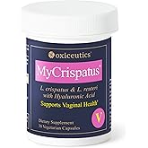 MyCrispatus™ Probiotic – High CFU L. crispatus + L. reuteri LRDR™ + Hyaluronic Acid – by Dr. William Davis – Dual Use: Oral & Fermented Dairy – 30 Veg Capsules