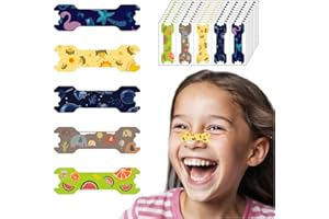 TOWDYTEK 30pcs Kids Nasal Strips for Breathing,Breathing Right Strips for Kids,Nose Strips for Boys and Girls,Nasal Strips for Snoring,Anti Snoring Nose Clips (30 pcs)